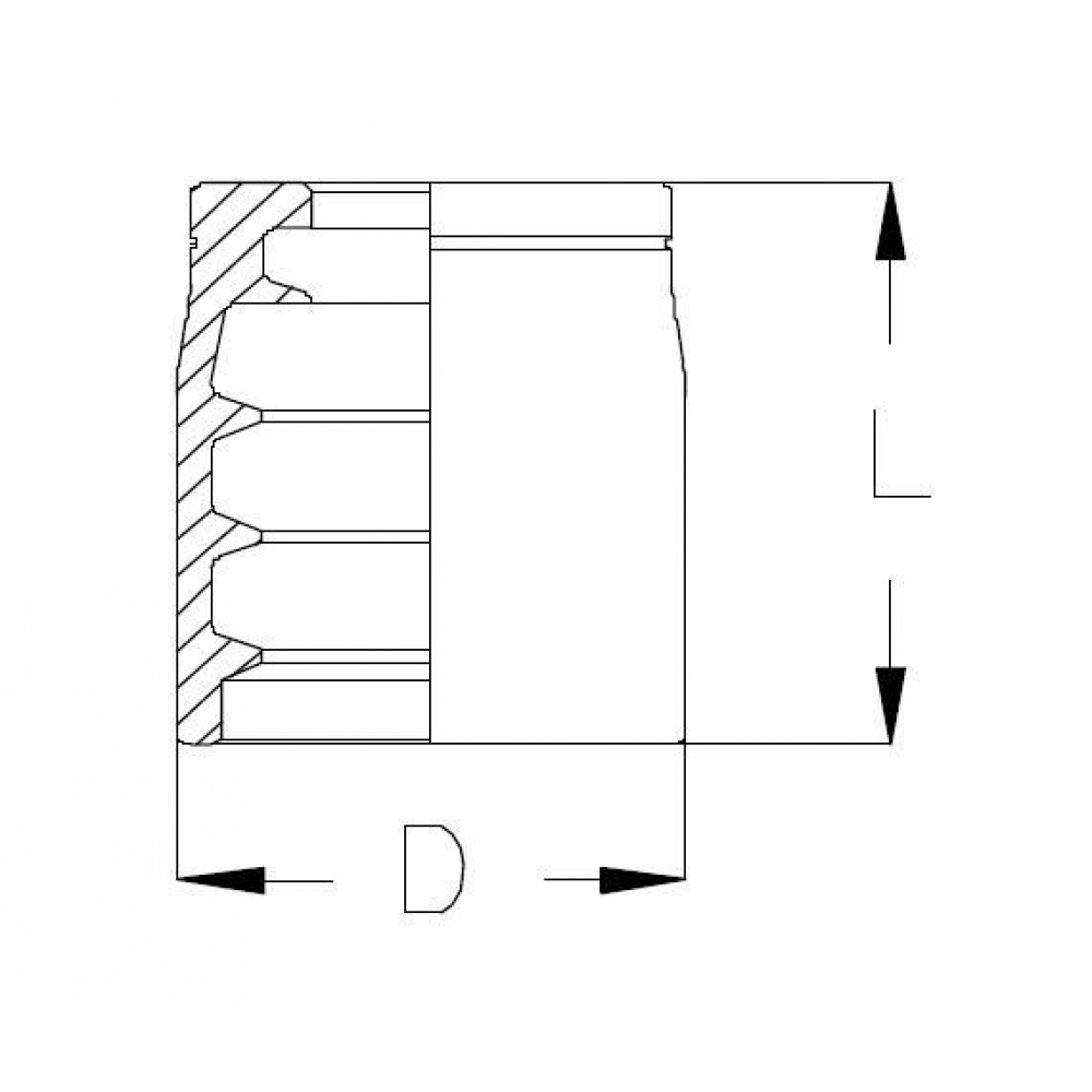 Муфта DN 08 1SN/2SC