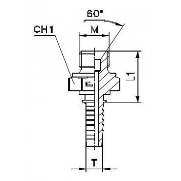 Фитинг DN 10 DKM (Ш) 18x1.5