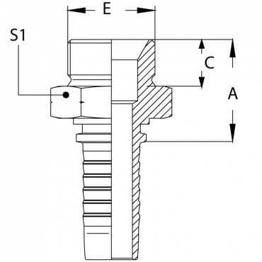 Фитинг DN 16 DK (Ш) 27x1.5