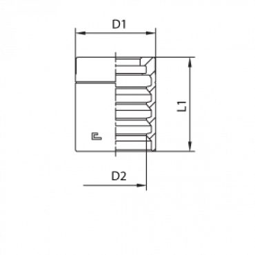 Муфта DN 20 1SN/2SC NEW