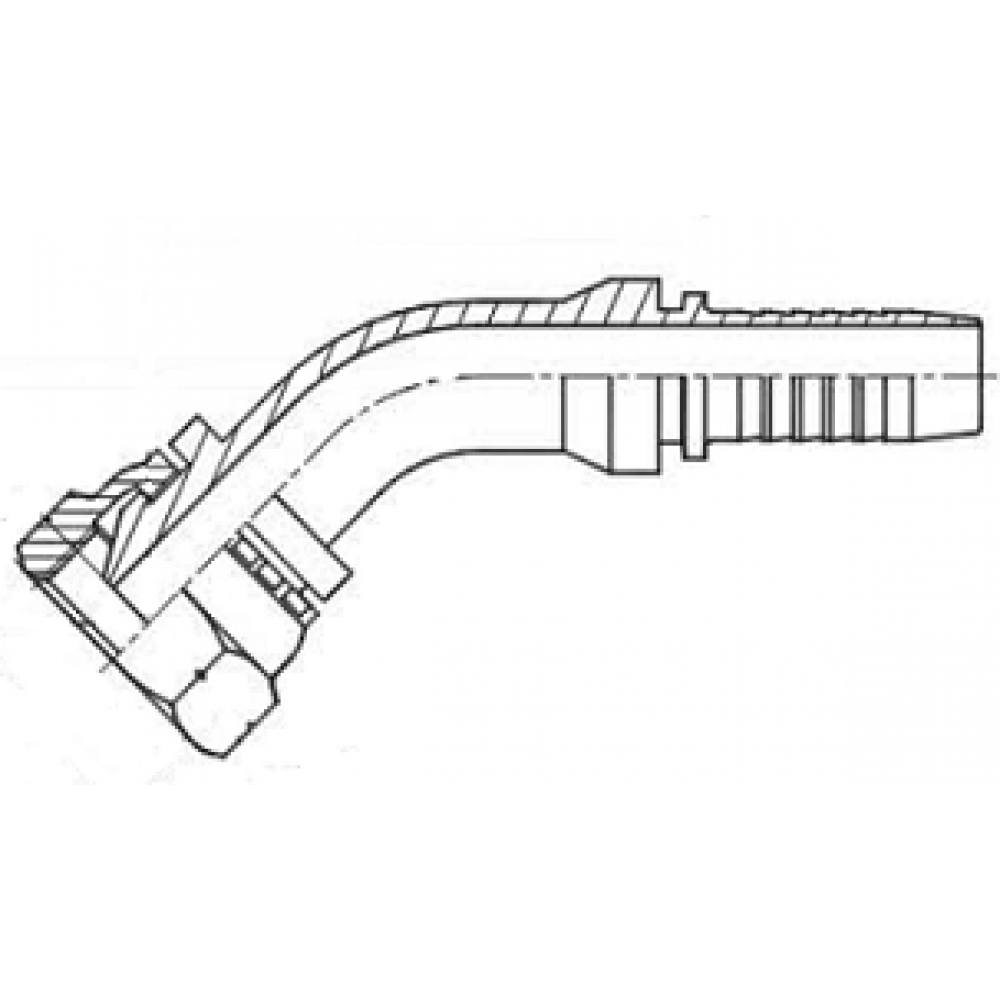 Фитинг DN 06 BSP (Г) 1/8 (45)