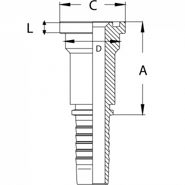 Фитинг DN 20 SFS 3/4 41.3