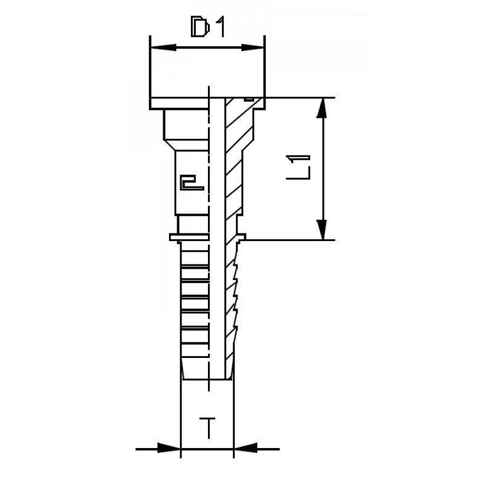 Фитинг DN 20 SFL 3/4 38.1