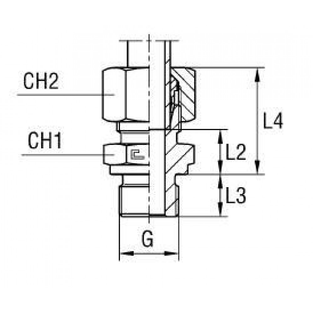 Штуцер FB DL10 BSP 1/2" (в сборе)