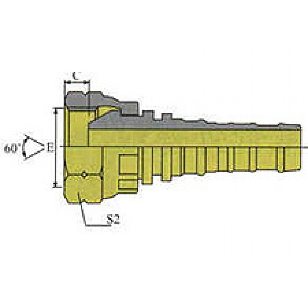 Фитинг DN 50 BSP (Г) 2 Interlock