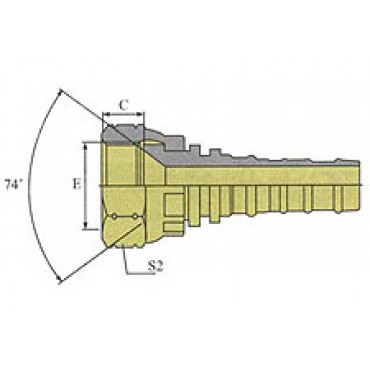 Фитинг DN 32 JIC (Г) 1.5/8 Interlock