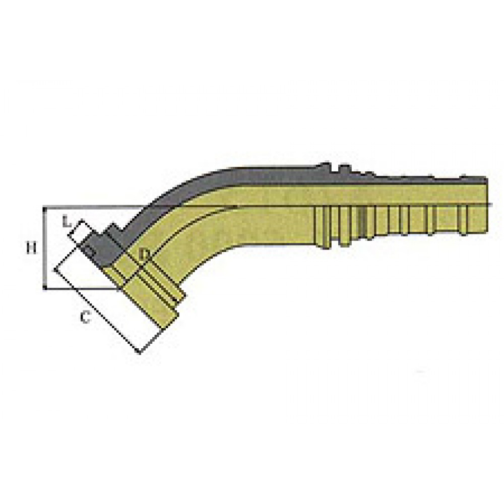Фитинг DN 32 SFL 1.1/2 60.3 (45) Interlock