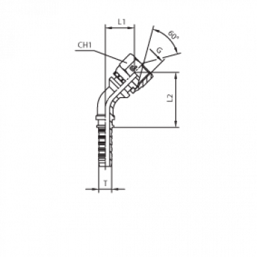Фитинг DN 05 BSP (Г) 1/8 (45)