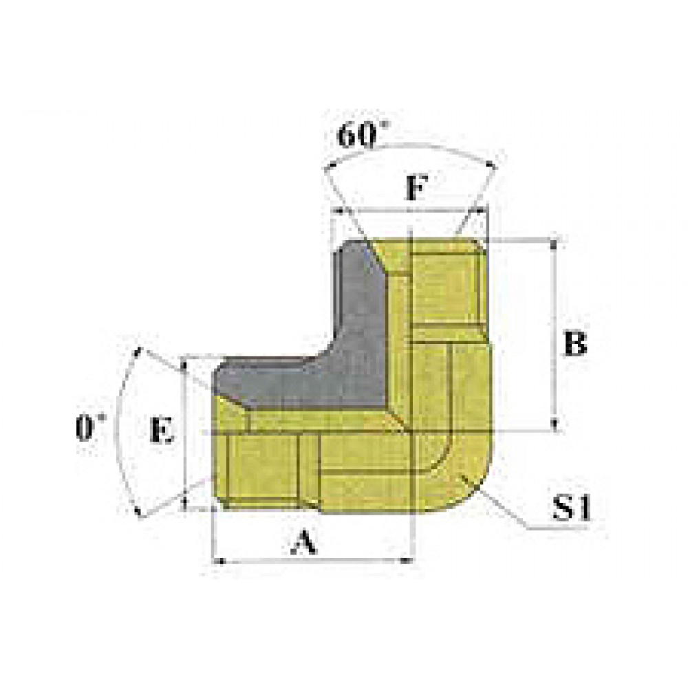 Соединение P90 BSP 1/2" BSP 1/2"