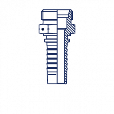 Фитинг DN 06 DKO-L (Ш) 14x1.5 8