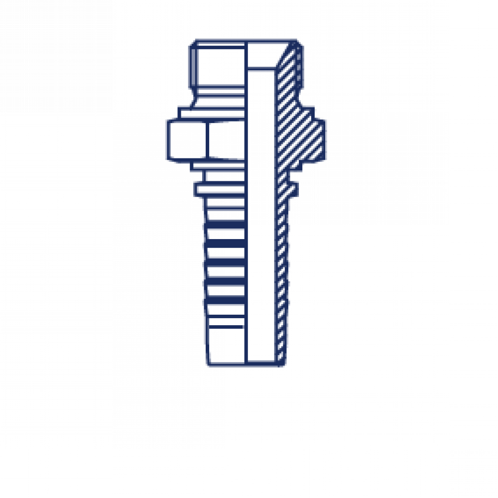Фитинг DN 12 BSP (Ш) 1/2