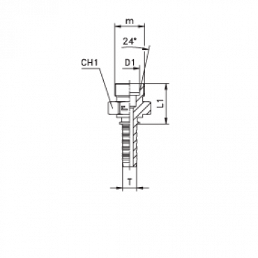 Фитинг DN 08 DKO-S (Ш) 18x1.5 10