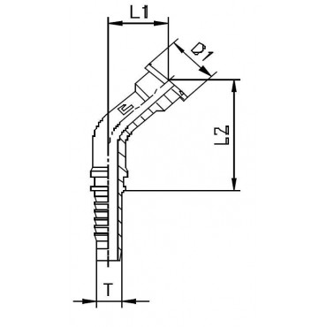 Фитинг DN 20 SFL 1 44.5 (45)