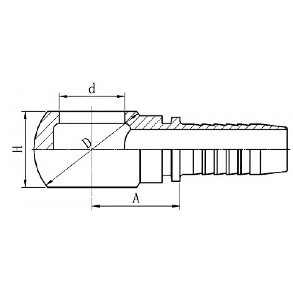 Фитинг DN 06 BANJO 1/8