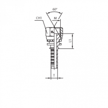 Фитинг DN 10 DKM (Г) 22x1.5