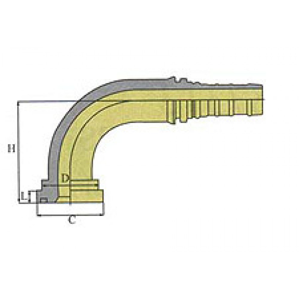 Фитинг DN 32 SFL 1.1/4 50.8 (90) Interlock