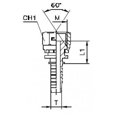 Фитинг DN 10 DKM (Г) 18x1.5