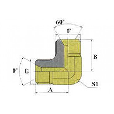 Соединение P90 BSP 3/8" BSP 3/8"