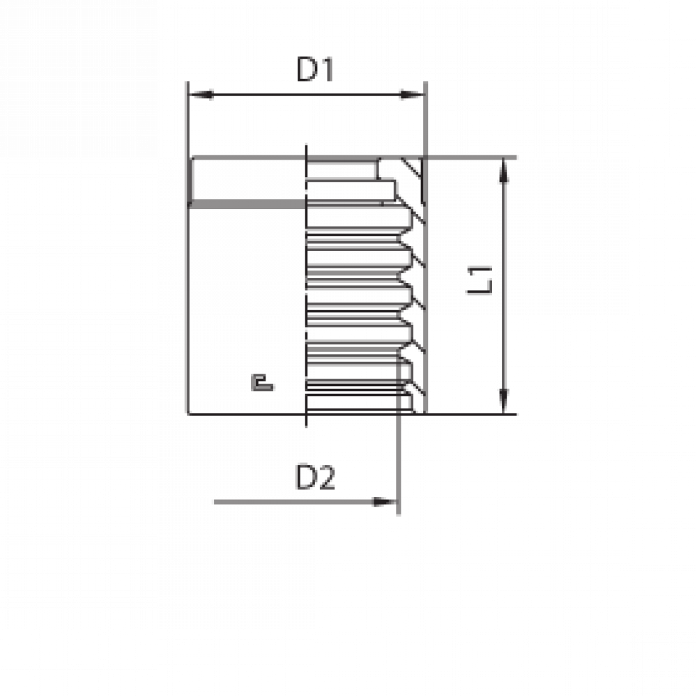 Муфта DN 10 1SC