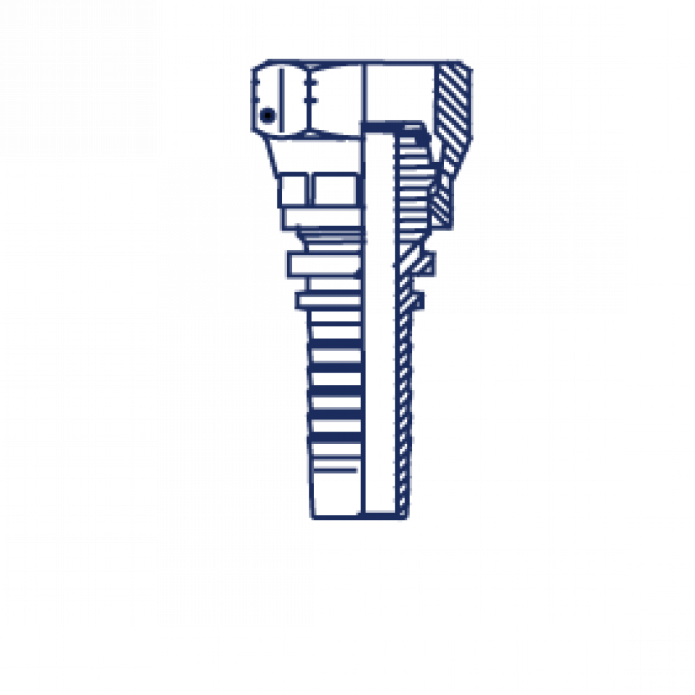 Фитинг DN 06 DKO-S (Г) 14x1.5 6накидная гайка