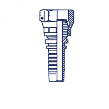 Фитинг DN 06 DKO-S (Г) 14x1.5 6накидная гайка