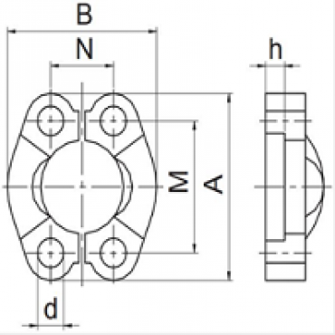 Комплект скоб AFS604B 1.1/4 (2 шт.)