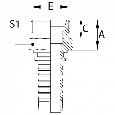 Фитинг DN 10 DKO-S (Ш) 20x1.5 12
