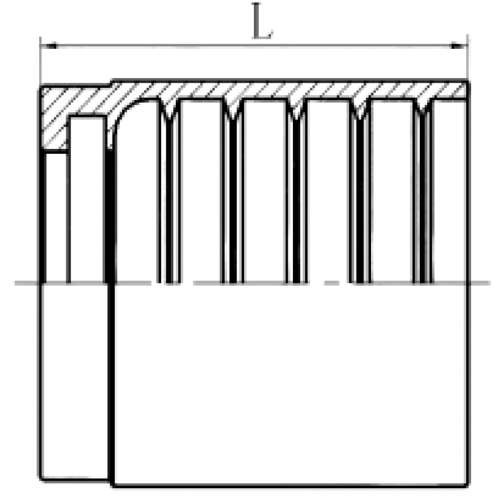 Муфта DN 38 1SN/2SN