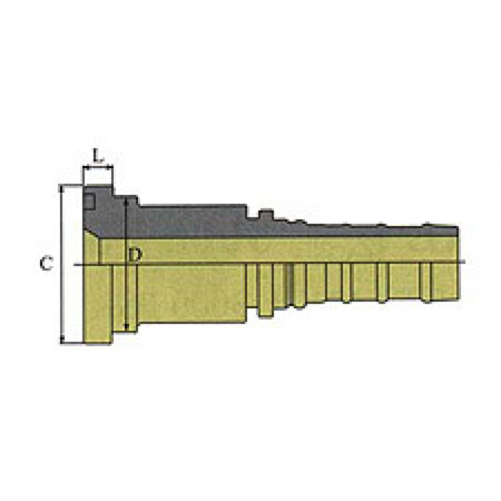 Фитинг DN 38 SFL 2 71.4 Interlock