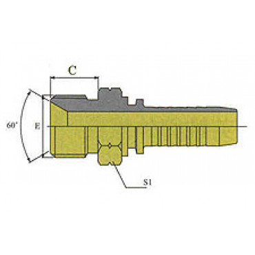 Фитинг DN 16 BSP (Ш) 5/8